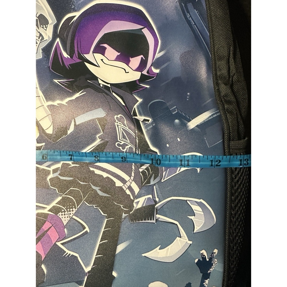 Murder Drones fanart Backpack w inside pocket Back to School 13" X 16" New - Picture 3 of 5